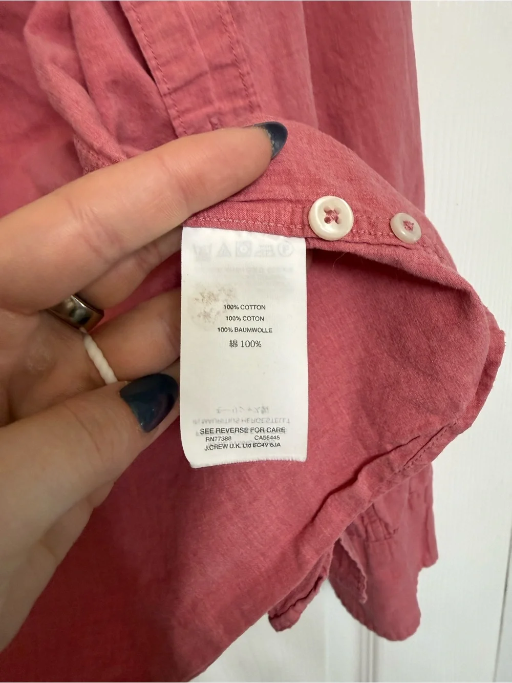 J. Crew lightweight cotton